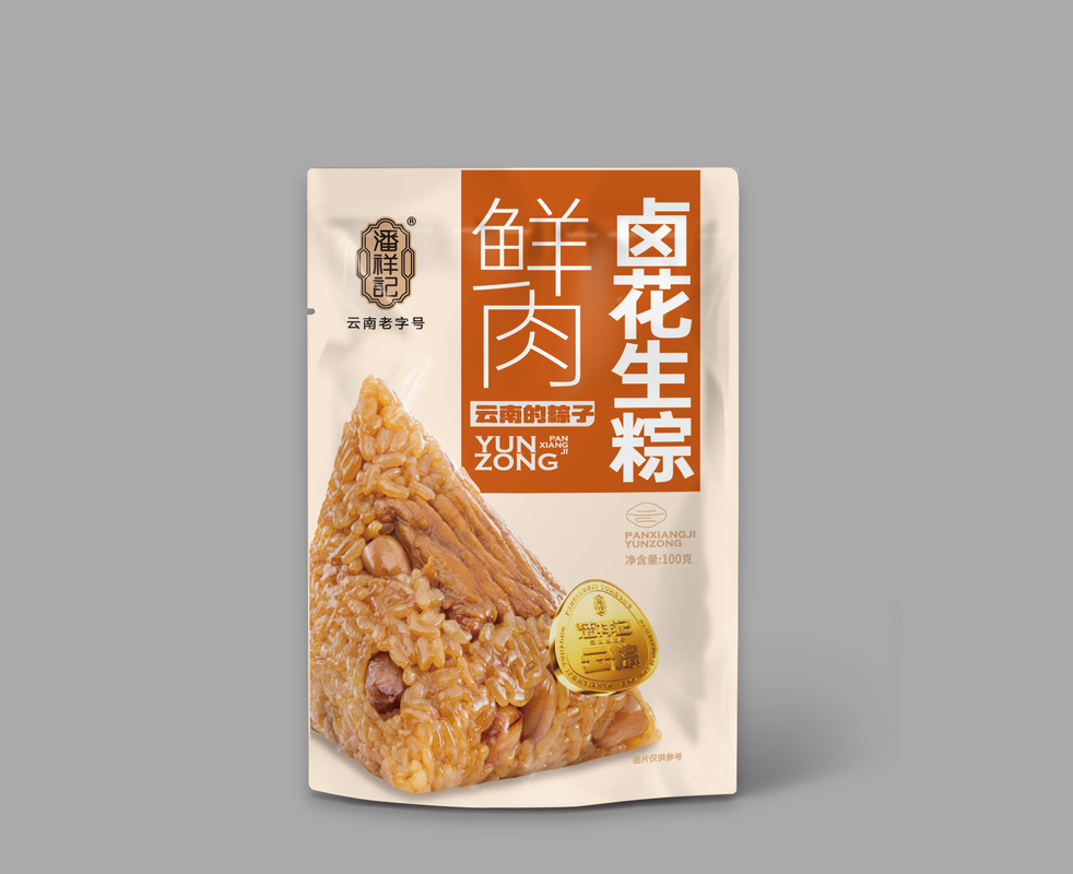 3105潘祥记100克鲜肉卤花生粽