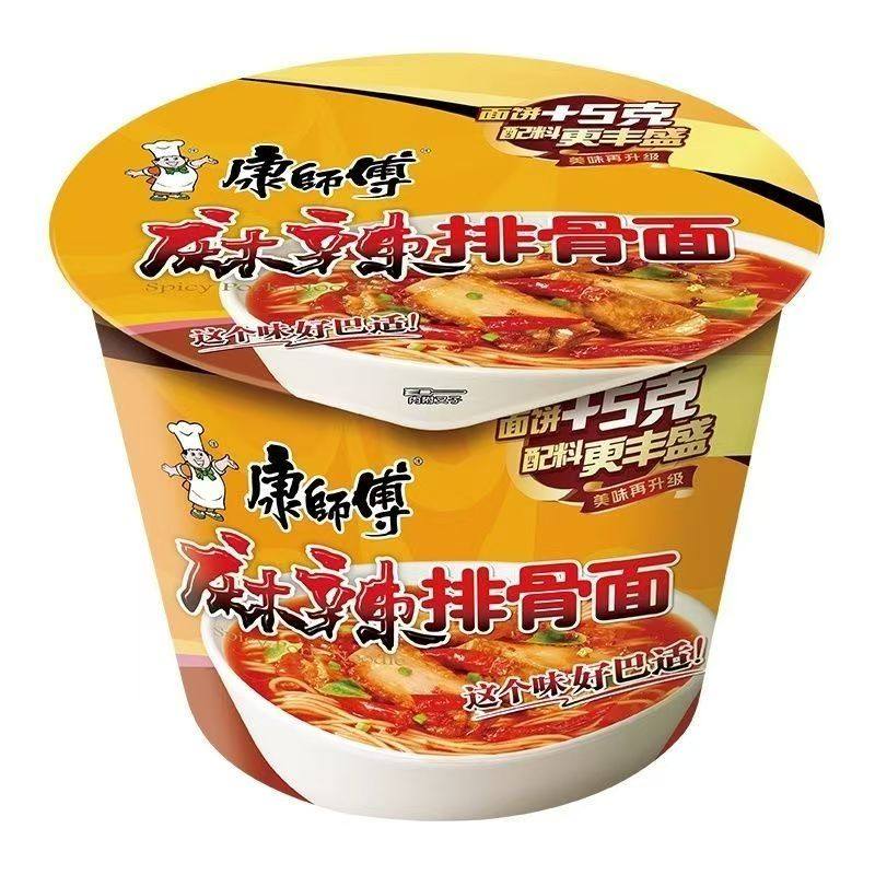 康师傅麻辣排骨桶面