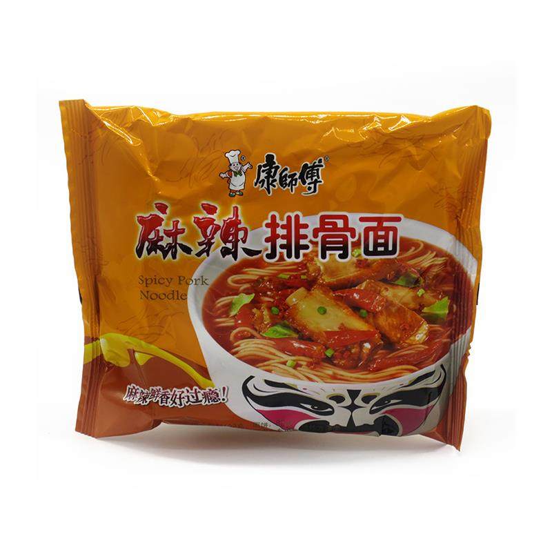 康师傅麻辣排骨袋面