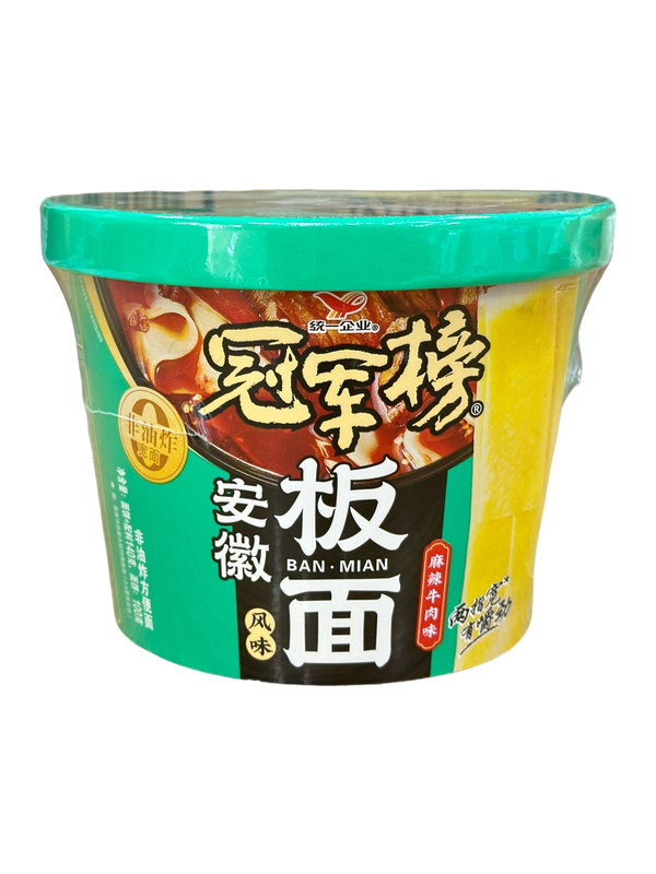 冠军榜安徽板面卤香牛肉味140g（桶）