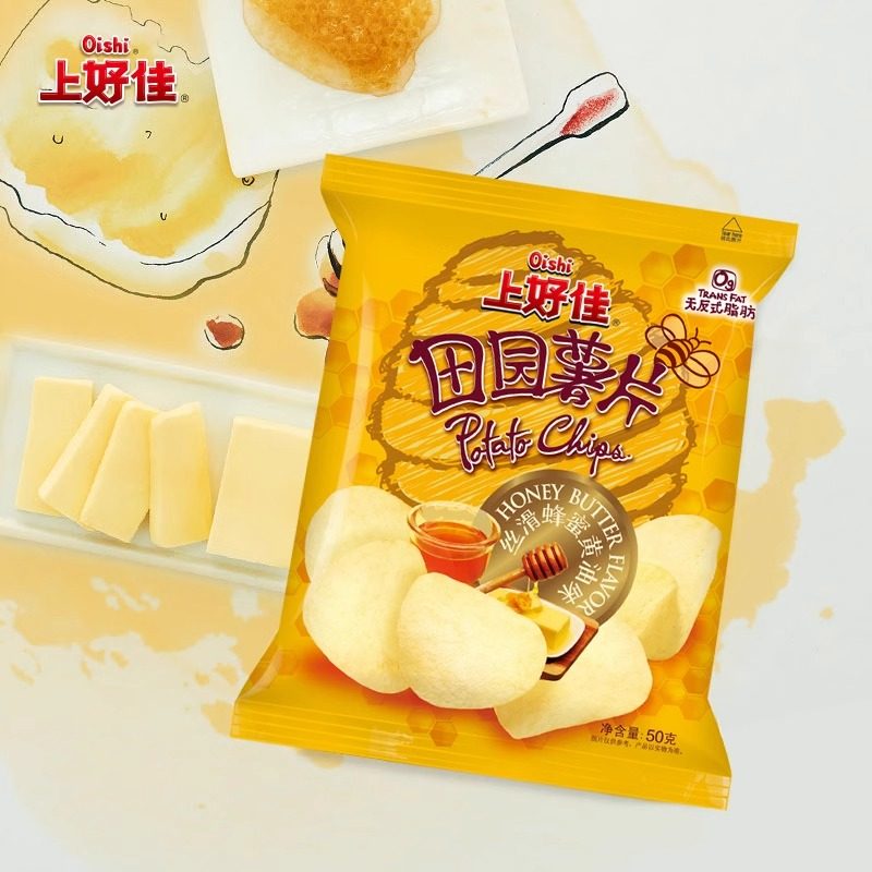 上好佳田园薯片蜂蜜黄油味40g