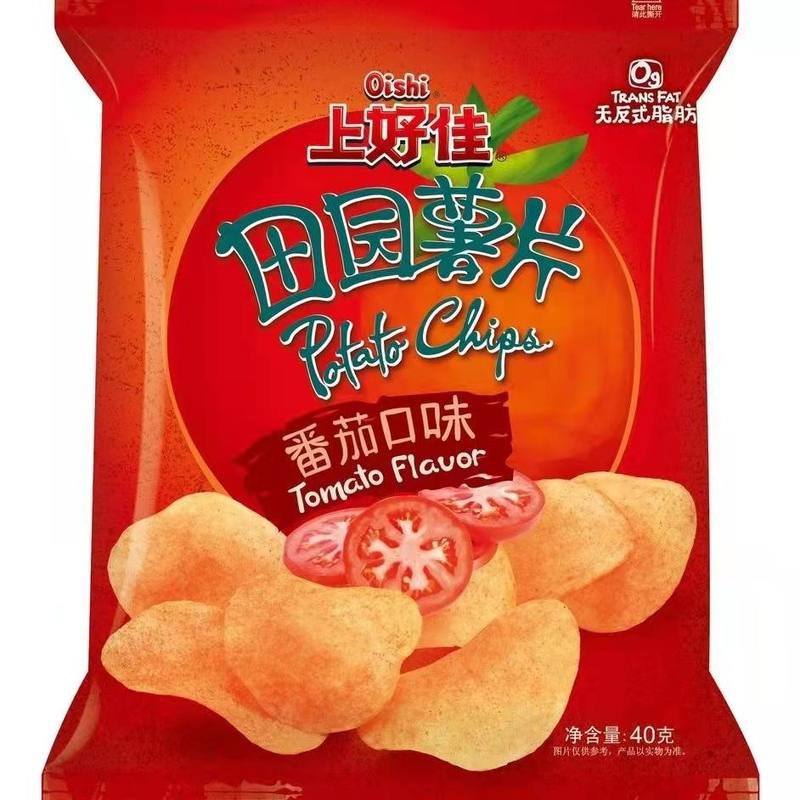 上好佳田园薯片番茄口味40g