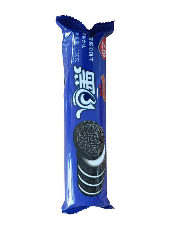 亨裕黑队夹心饼干巧克力味130g*1/袋