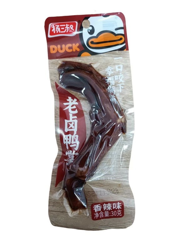 杨三叔老卤鸭掌香辣味30g*1/个
