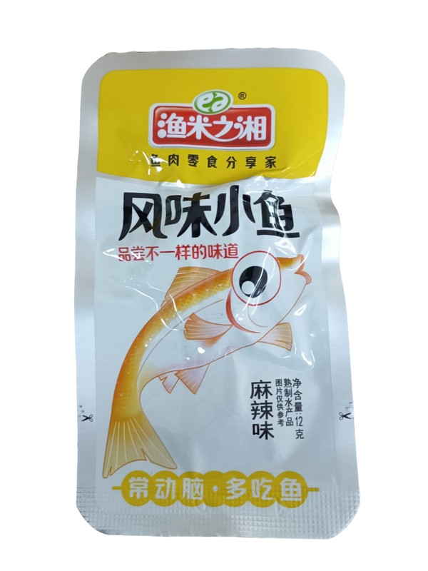 渔米之湘风味小鱼12g麻辣味
