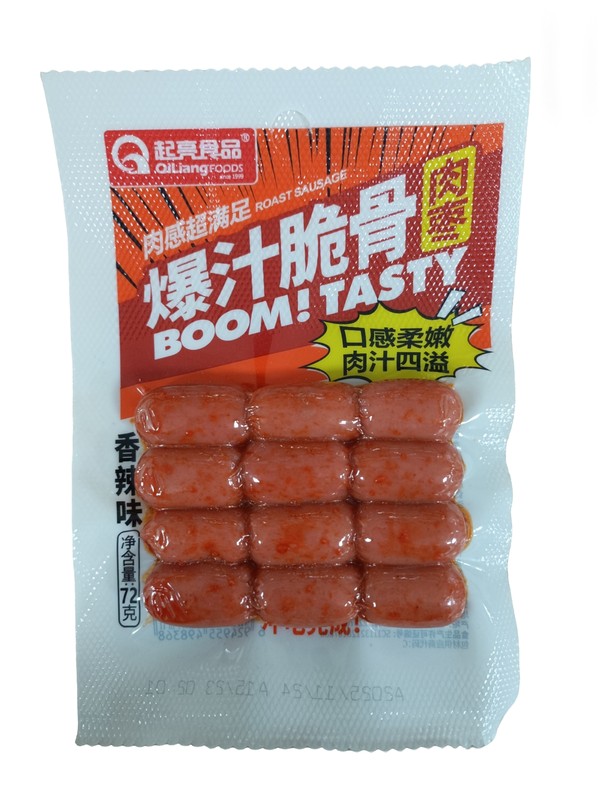 起亮食品爆汁脆骨肉枣72g（香辣味）*1/袋