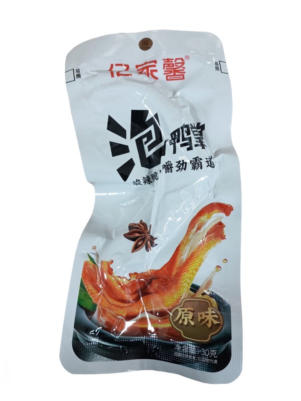 亿家馨泡鸭掌30g(原味）*1/袋
