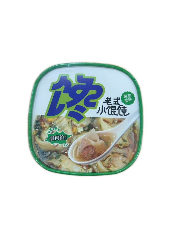 饭小馋老式小馄饨76g（黑葱油味）*1/桶