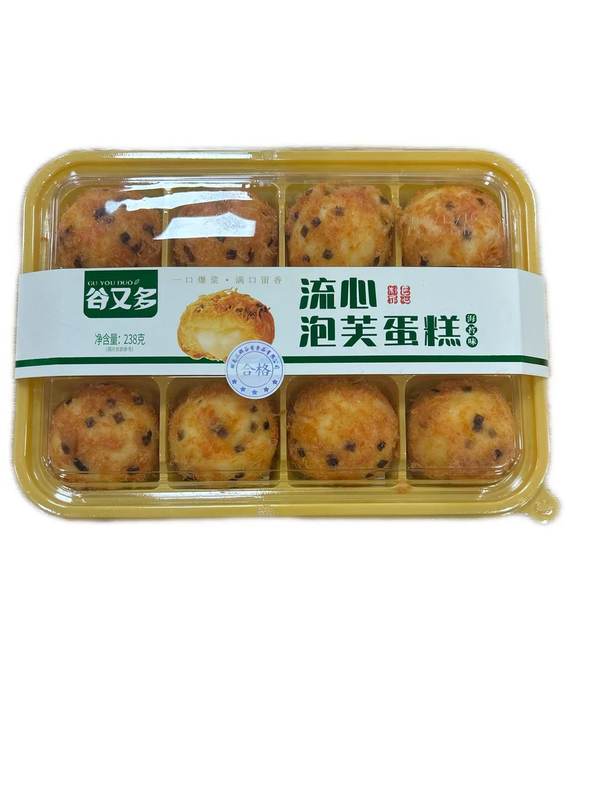 谷又多流心泡芙蛋糕238g（海苔味）*1/盒