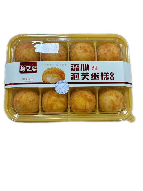 谷又多流心泡芙蛋糕238g（原味）*1/盒