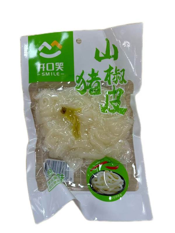 开口笑山椒猪皮180g（泡椒味）*1/袋