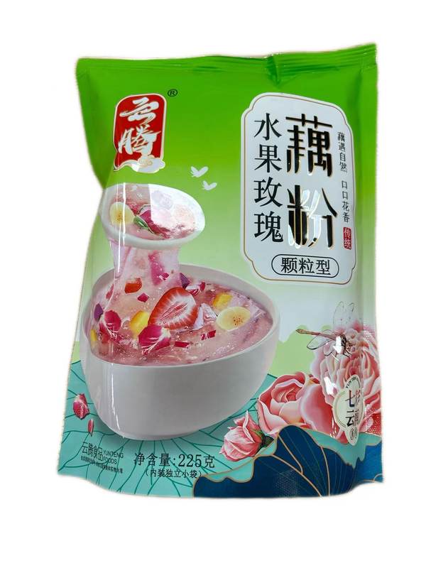 云腾水果玫瑰藕粉225g*1/袋