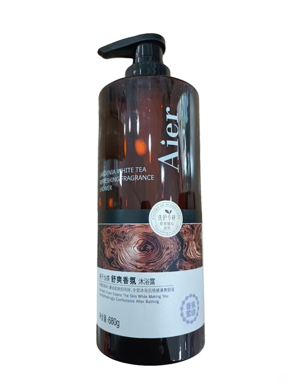 680g艾儿栀子白茶舒爽香氛沐浴露
