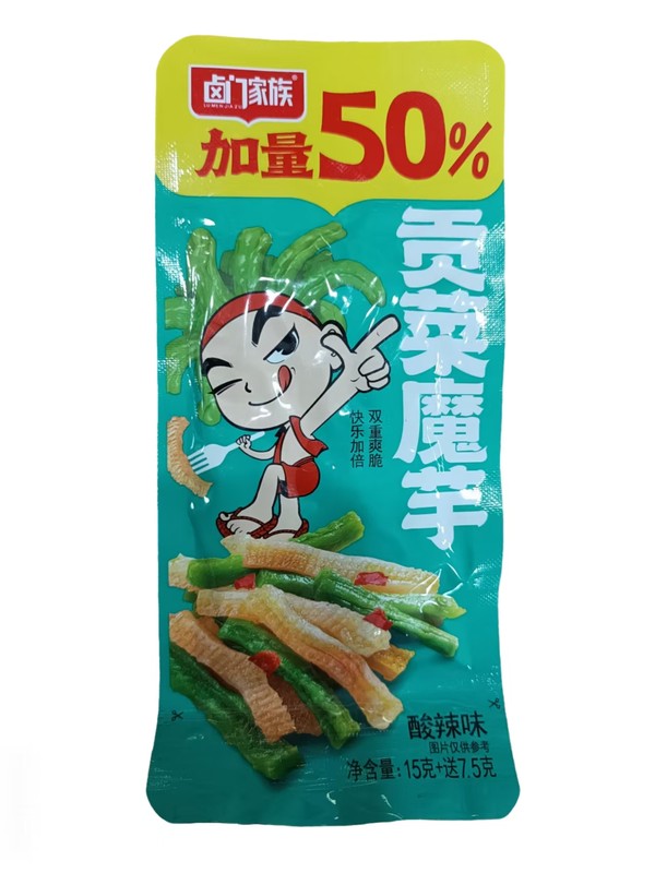 卤门家族贡菜魔芋15g（酸辣味）*1/袋