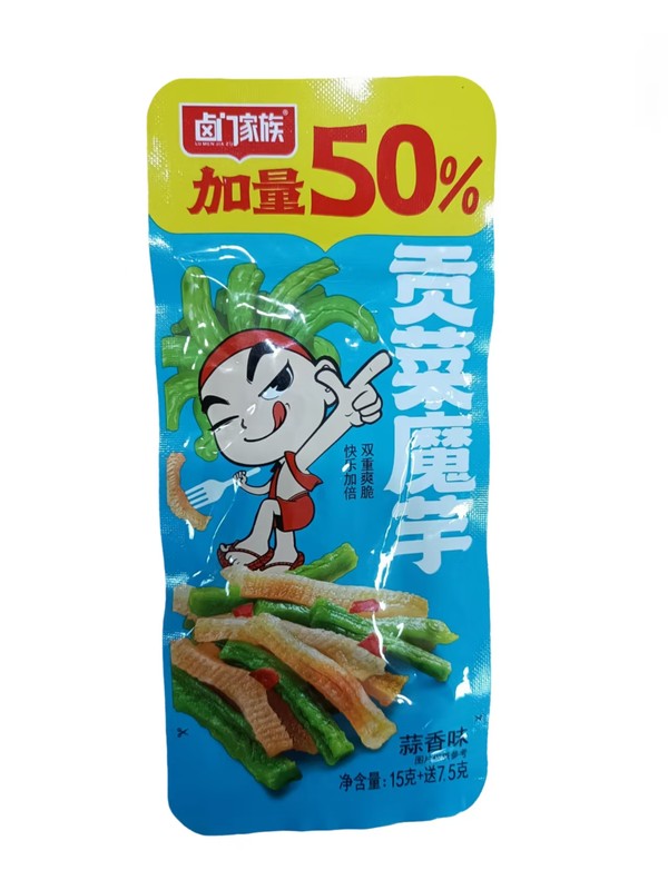 卤门家族贡菜魔芋15g（蒜香味）*1/袋