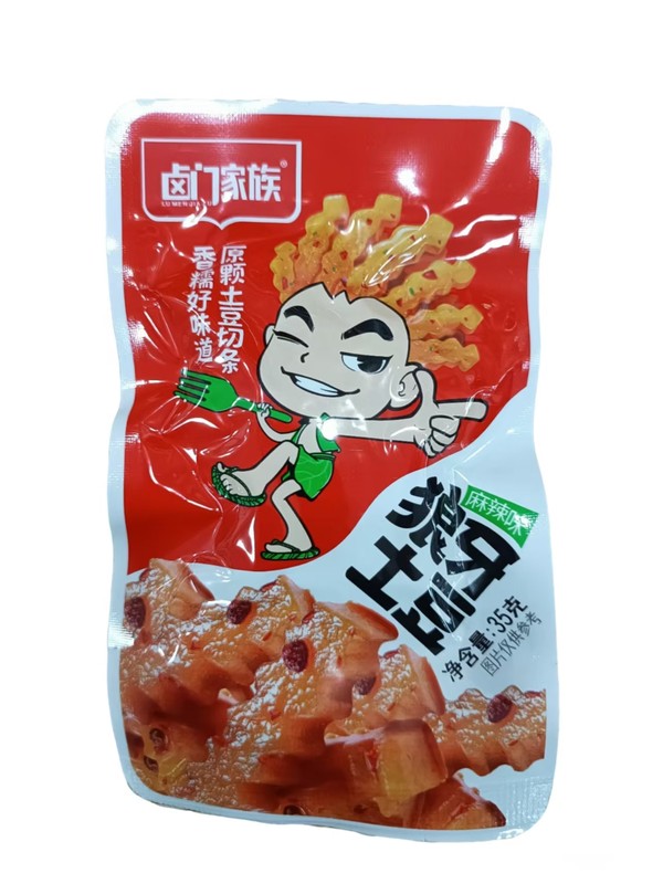 卤门家族狼牙土豆35g（麻辣味）*1/袋