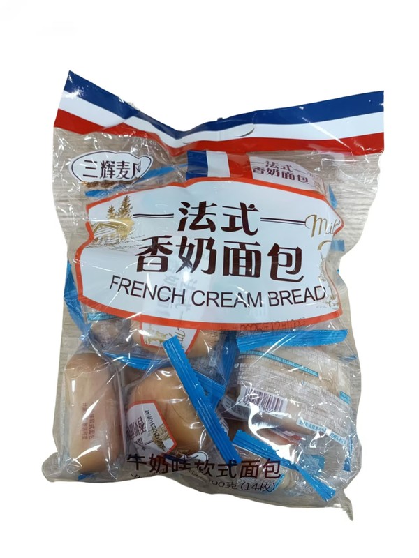 三辉麦风法式香奶面包300g(14枚）*1/袋