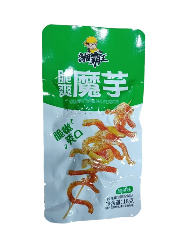 湘霸王脆爽魔芋爽18g（酸辣味）*1/袋