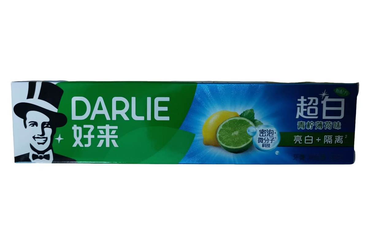 90g好来超白青柠薄荷味牙膏