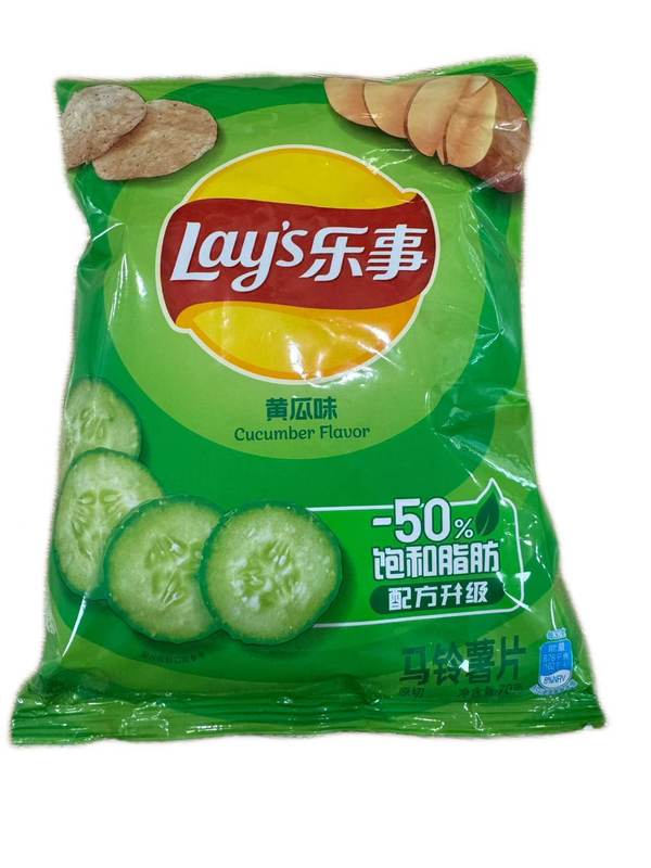 乐事翡翠黄瓜味袋装70克