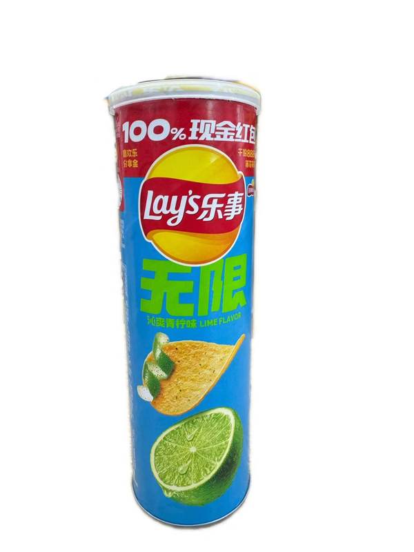 乐事沁爽青柠味罐装90克