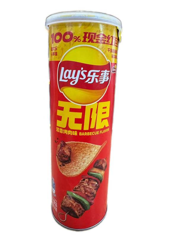 乐事滋香烤肉味罐装90克