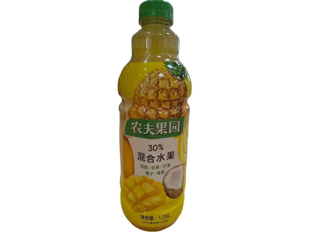 1.25L农夫果园30％凤梨苹果芒果6入纸箱