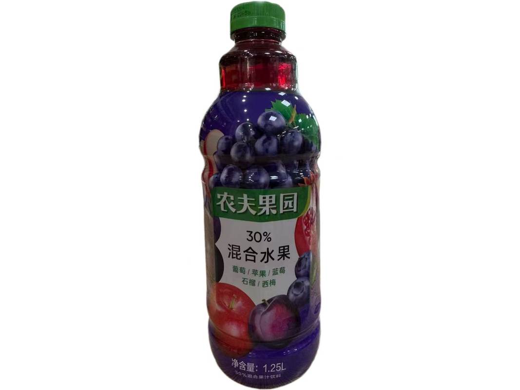 1.25L农夫果园30％葡萄苹果蓝莓6入纸箱