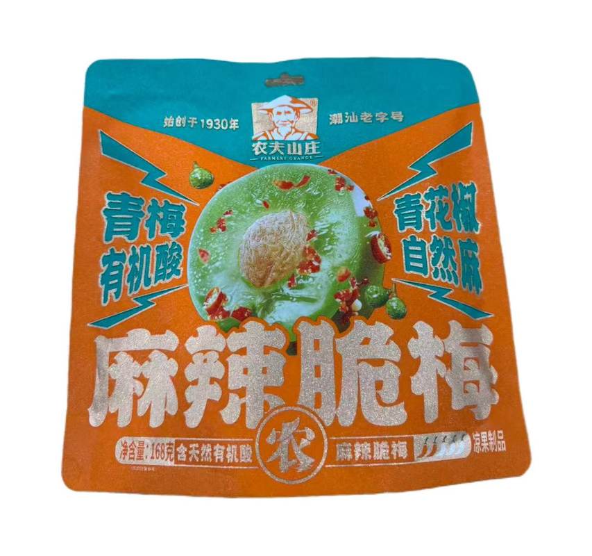 农夫山庄麻辣脆梅168g