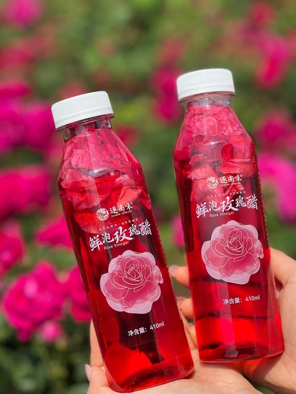 鲜泡玫瑰醋