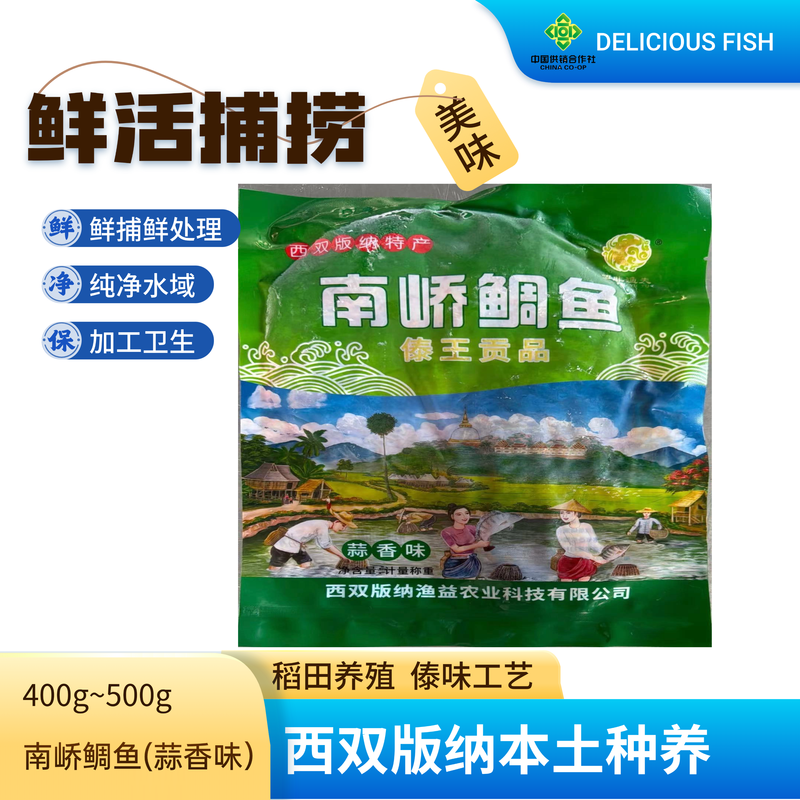 南峤鲷鱼(蒜香味）400g~500g