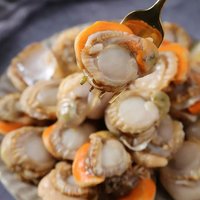 【端午福利，2盒直降10元】超大号鲜味扇贝肉，无冰扇贝肉