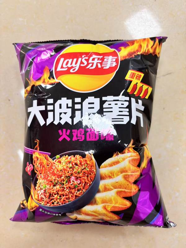 乐事大波浪薯片火鸡面味