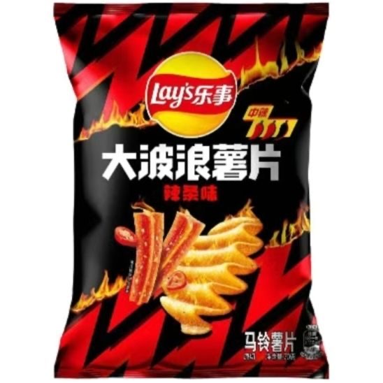 70g乐事大波浪薯片辣条味(1*22)
