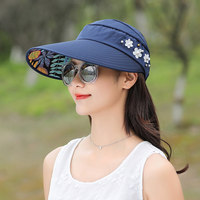 遮阳帽女防晒大沿帽夏天休闲百搭出游韩版夏季可叠遮脸太阳帽子