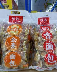 冠达奶香面包458g