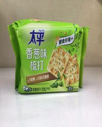 太平香葱味梳打饼干100g