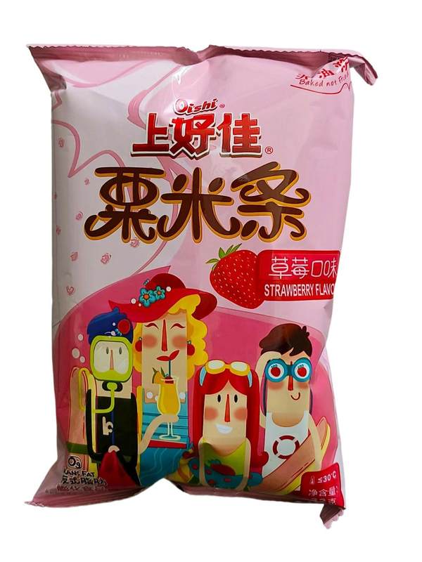 上好佳栗米条草莓口味32克