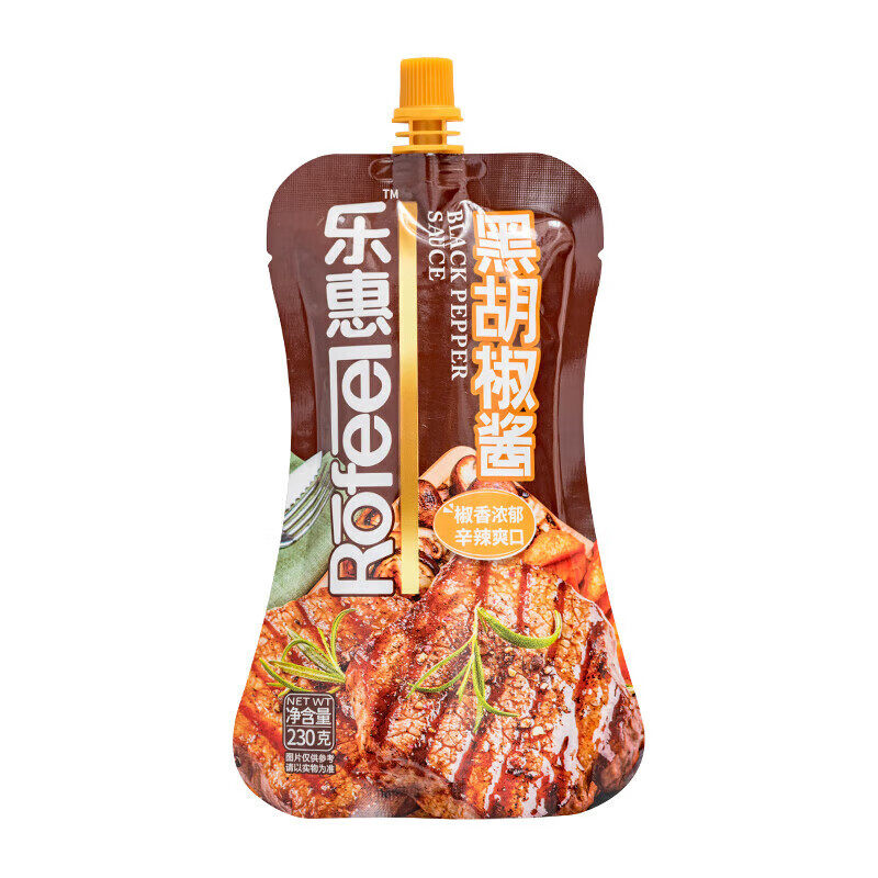 乐惠黑胡椒酱230g