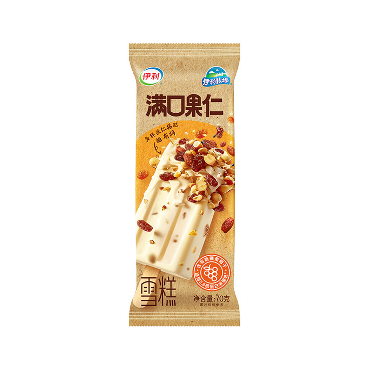伊利牧场满口果仁雪糕