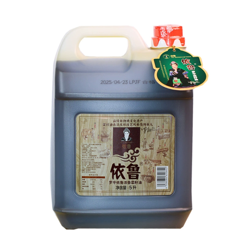 依鲁浓香莱籽油5L