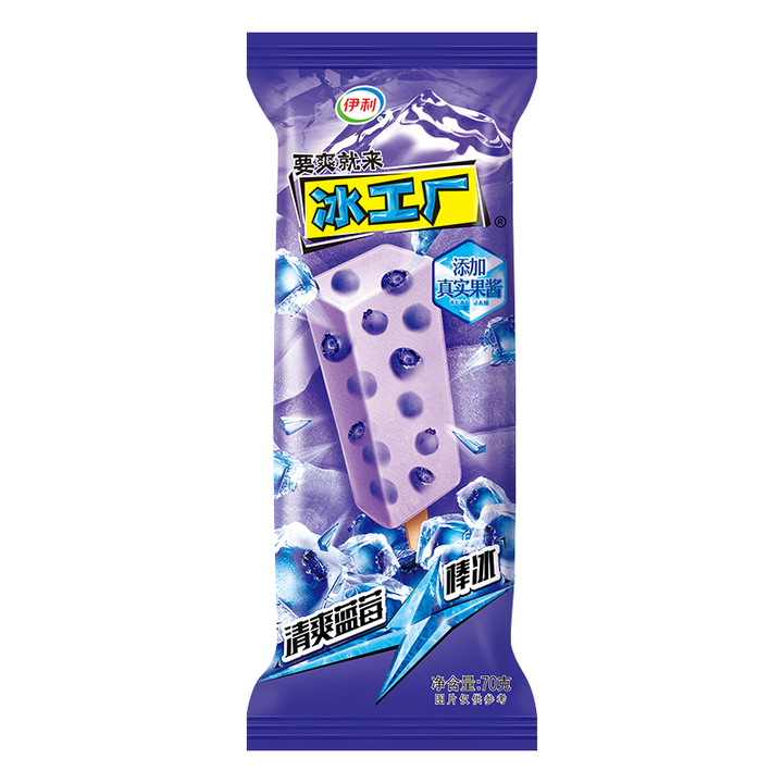 冰工厂乌龙桃桃味棒冰