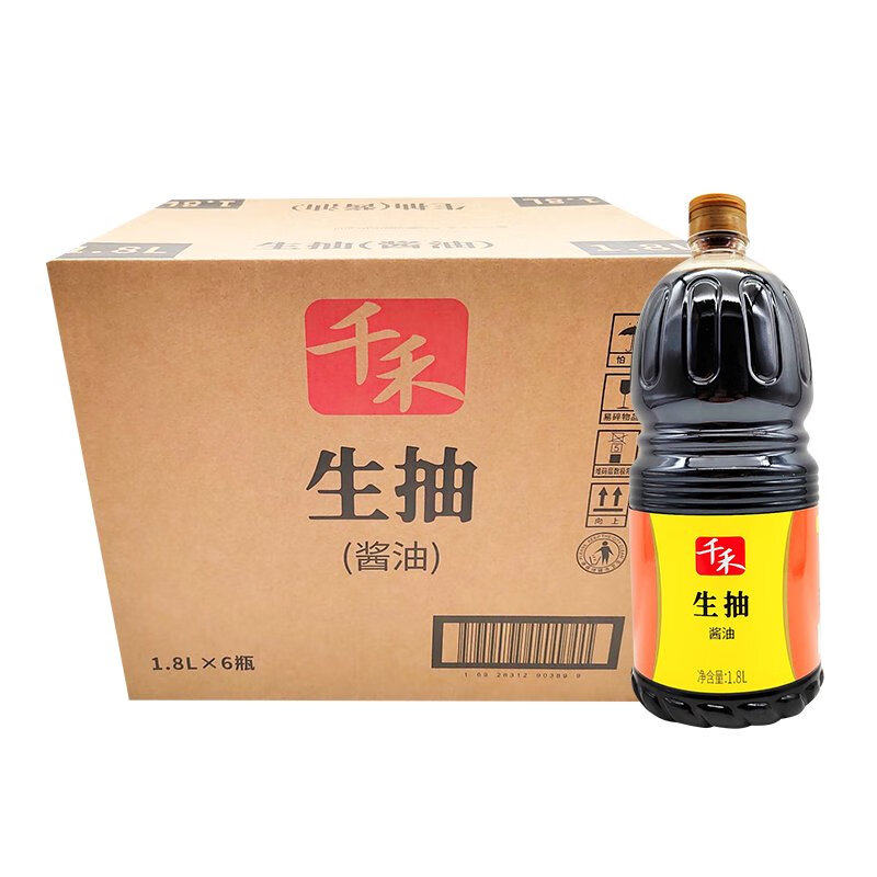 千禾生抽酱油1.8L