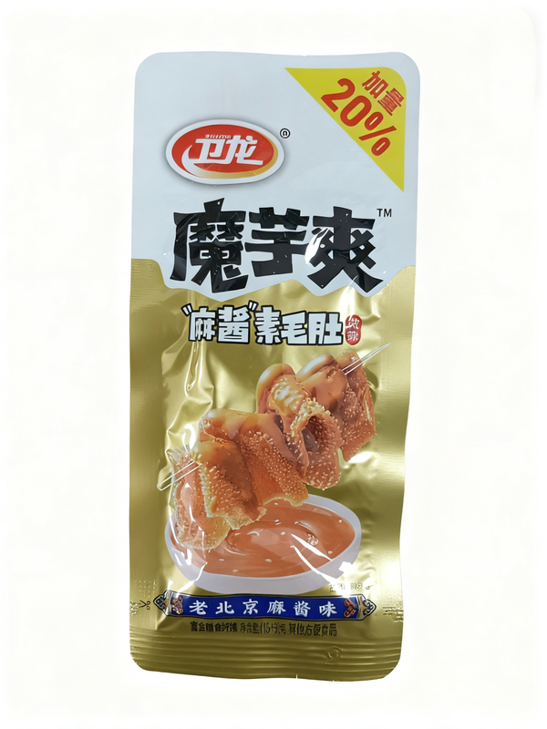15g卫龙魔芋爽麻酱素毛肚微辣