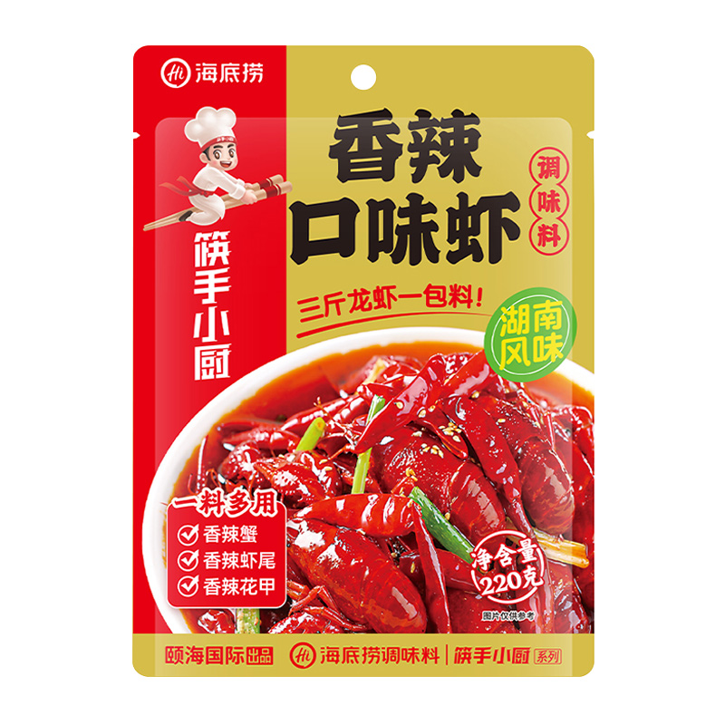 海底捞香辣口味虾220*18包