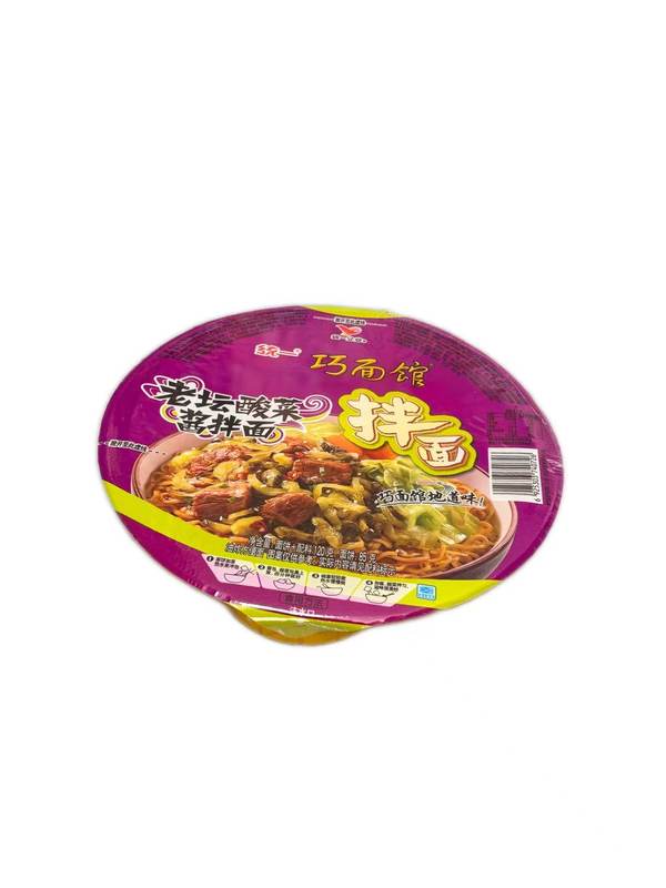 统一巧面馆老坛酸菜酱拌面