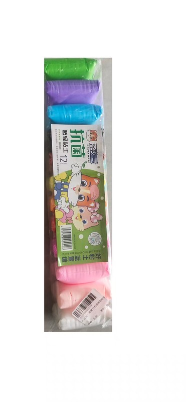 蓝萱12色袋装轻轻泥1001特价