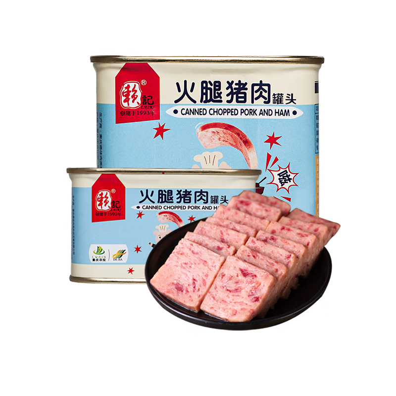 赖记火腿猪肉罐头340