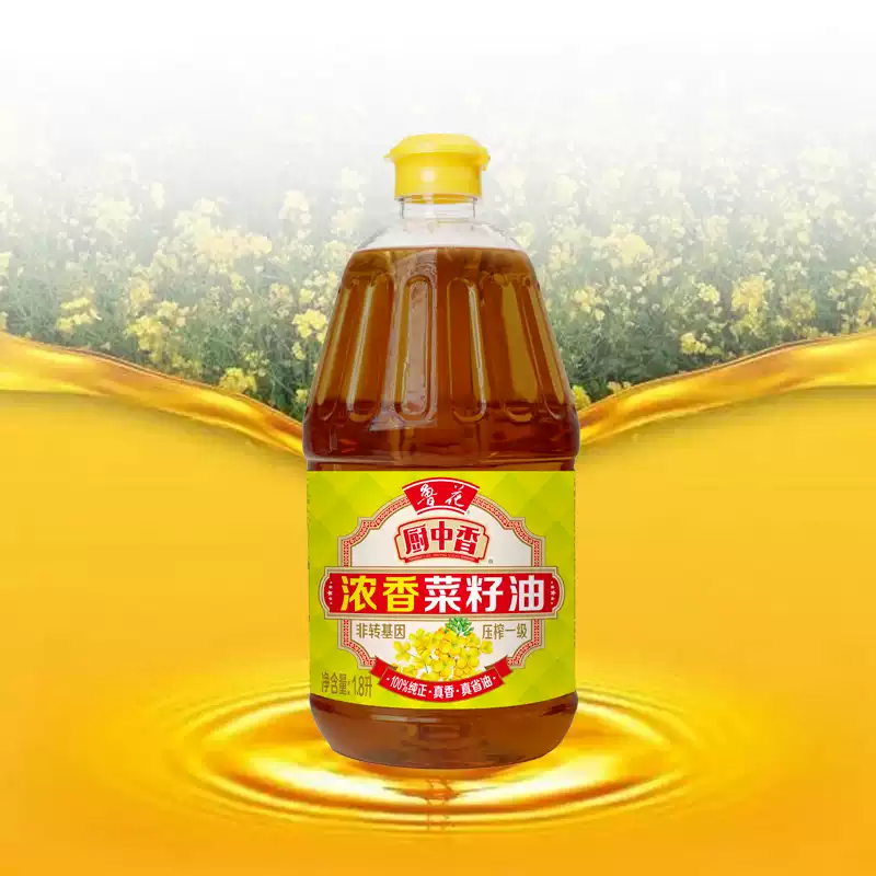 鲁花厨中香菜籽油1.8L