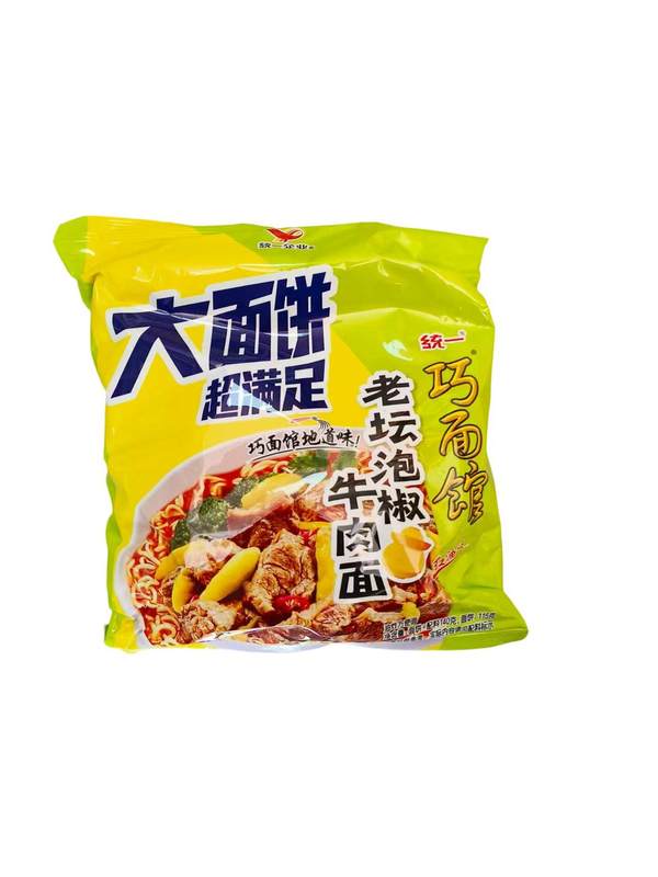 （袋）统一老坛泡椒牛肉面